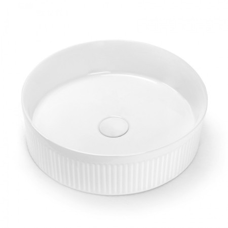 ABBER Bequem AC2114 sink, invoice, 415x415x120 mm, white-2