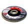 Circle of the end-end ABRAFLEX FLD-10 Inox, P40, 125 x 22.2 mm