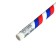 Pencil black -granographic Devente Tricolor, HB, D = 2 mm, round, sharpened, with an eraser, in a plastic tube