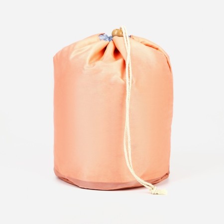 Cosmetic bag on a lace, with a wallet, pink color-1