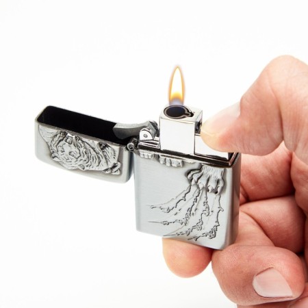 Gas lighter "Tiger", 5.1 x 3.2 x 1.3 cm-3