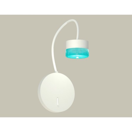 Wall lamp with Ambrella Light, XB9595251, GX53 LED 12 W switch, white sand, blue color