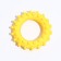Toy "Ring with spikes No. 1", 5.6 cm, yellow