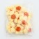 Knitted flower, set 10 pcs., Size 1 pc., 4 × 1.5 cm, yellow color