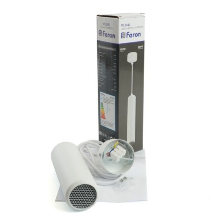 Ceiling light Feron ML1841, IP20, GU10, 35 W, 54x54x160 mm, white color-7