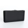 Women's wallet on magnets, black color