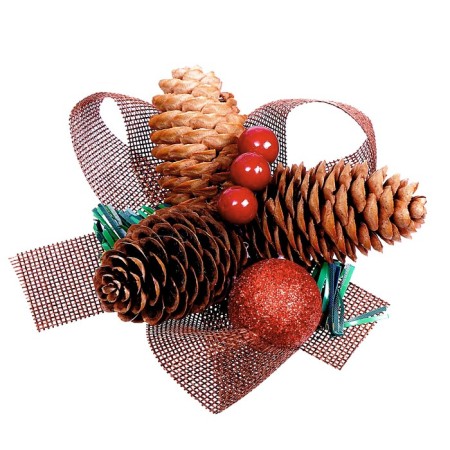 New Year's composition "cones, berries" mix-1
