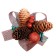 New Year's composition "cones, berries" mix