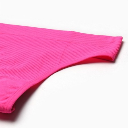 Female set (top, thongs), pink color, size 42-46-6