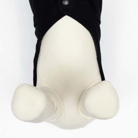 Coats for dogs, size XS (DS 20, OG 29-30, Osh 20-21 cm), black-6