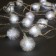 Garland “thread” 5 m with nozzles “white hedgehogs”, ip20, transparent thread, 30 LED, white glow, 8 modes, 220 V