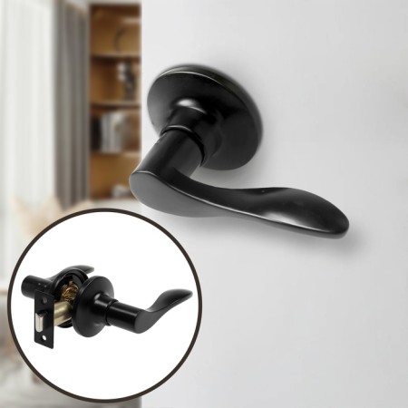 Latch (fashion 3187), interior, matte black color