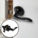 Latch (fashion 3187), interior, matte black color