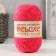 Knitting yarn "Deluxe" 100% polypropylene 140m/50g set 2 pcs - red