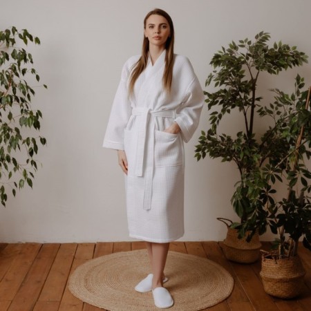 Buffle wafel dressing gown, size XL