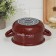 Poster "Bordeaux", 2.1 l, glass cover, induction, burgundy color