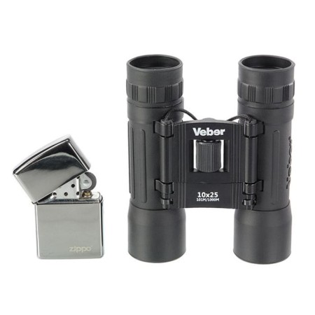 Binoculars Veber Sport BN, 10 × 25, black color-1