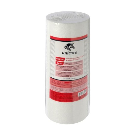 Unicorn 10BB, PS 1001 cartridge, mechanical cleaning, from foamed polypropylene, 1 μm