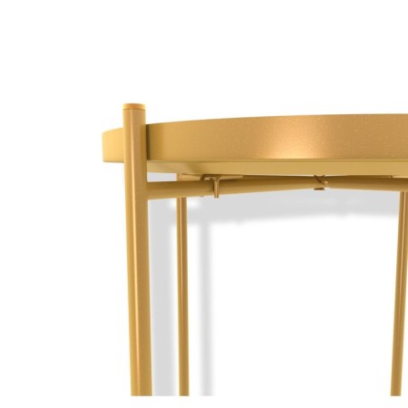 Journal table, 376x376x515, gold-3