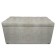 Puff with a lid and weighting, 800 × 400 × 420 mm, Dakota velor, Ivory color