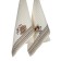 A set of wuffed napkins Diva Afrodita Ceylin "Coffee", size 50x70 cm, 2 pcs