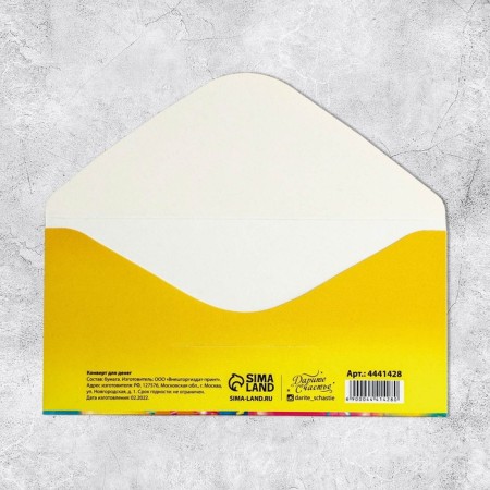 Money envelope "Happy Birthday!" balls, 16.5 × 8 cm-2