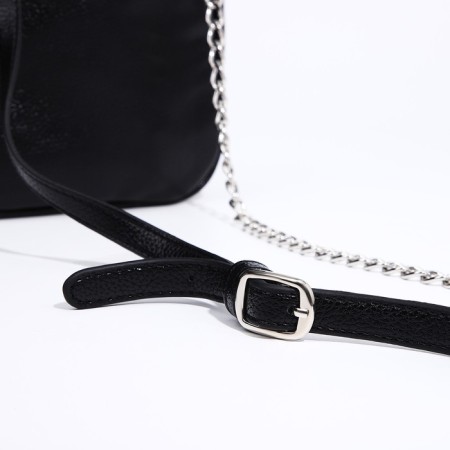 Bag Cross-Bodi Medvedkovo with a zipper, black color-6