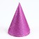 Carnival cap "Shine", set 6 pcs., Pink color