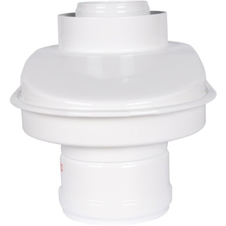Rommer RCA-8080-250002 chimney element, monoblock adapter, D = 80/80 mm, universal-1