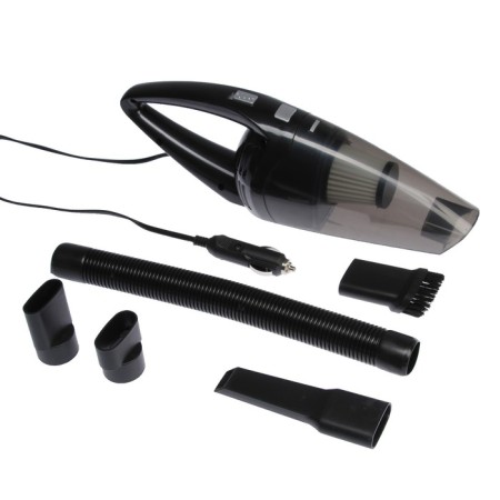Vacuum cleaner car Cyclone Turbo 100 W, 12 V, 5 nozzles, black