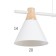 Chandelier 1066/3wt e27 60W white 90x20x90 cm Bayerlux