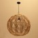 Ceiling Lamp from Rotan "Dawn", 1 × 120 W, E27, 60 × 60 × 54 cm
