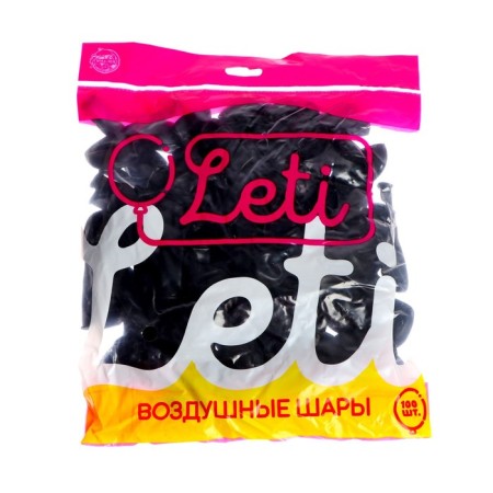 Shar Latex 5 ", pastel, set of 100 pcs., Water bombs, black color-1
