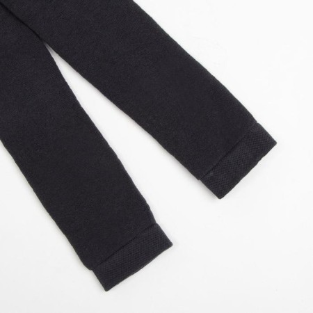 Leggings of children's terry, dark gray color, height 122-128-1