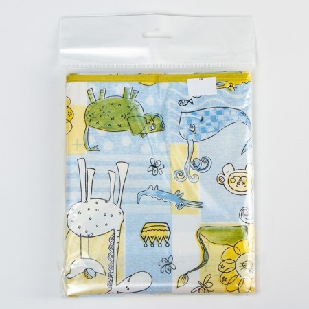 Adhesive-a dagger 70x100 cm., With holdings-holders, the color of the yellow-blue-8