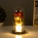 Nightlight "Bear with a rose" LED 3HAAA 10.5x10.5x22cm