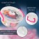 Sewing set, 81 item, in a plastic container, 11.5 × 11.5 × 5 cm