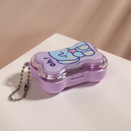 Set for contact lenses, in a case with a mirror, 3 objects, color mix-3