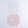 Bearbox, confectionery packaging with PVC lid, "flowers", 10.5 x 10.5 x 3 cm