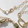 Bracelets set 3 pcs. "Chains" quartet, color gold