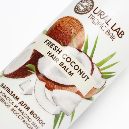 Hair balm, intensive recovery, 300 ml, coconut aroma, Tropic bar by ural lab-3