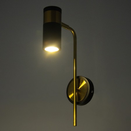 Bra "Techno" E27 40W gold-black 21x10x38cm-2