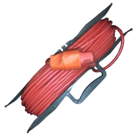 An extension cord on the Glanzen frame, 1 outlet, 20 m, PVS 2*0.75, ER-20-001