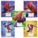Notebook in a line of 24 sheets, 5 types of mix, embossing, cover Cover Cardboard, Spider-Man, Spider
