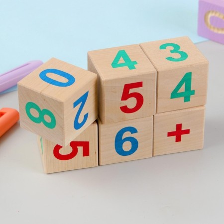 Cubes "Funny account", 6 pcs.