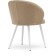Banbu Velutto 05 Metal/velor, white/beige 54x50x76 cm.
