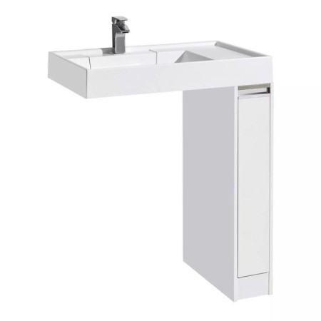 Tumbing under the Aquaton sink "Londri 200", for a washing machine, white