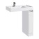 Tumbing under the Aquaton sink "Londri 200", for a washing machine, white