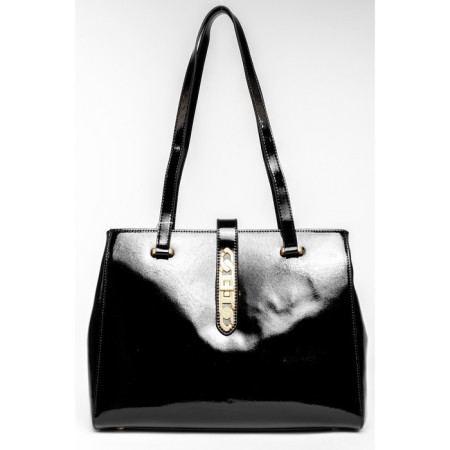 Bag Tout Women, Genuine leather, Ludor Black, 33x10x25 cm