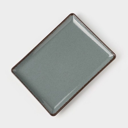 Pearl dish, 27 × 20 cm, blue color, porcelain-2